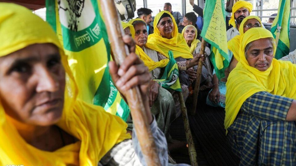 اعتراضات کشاورزان هندی نسبت به قانون جدید