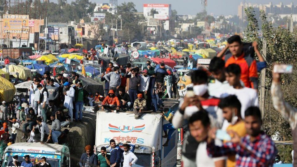 اعتراضات کشاورزان هندی نسبت به قانون جدید