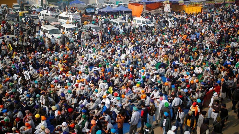 اعتراضات کشاورزان هندی نسبت به قانون جدید