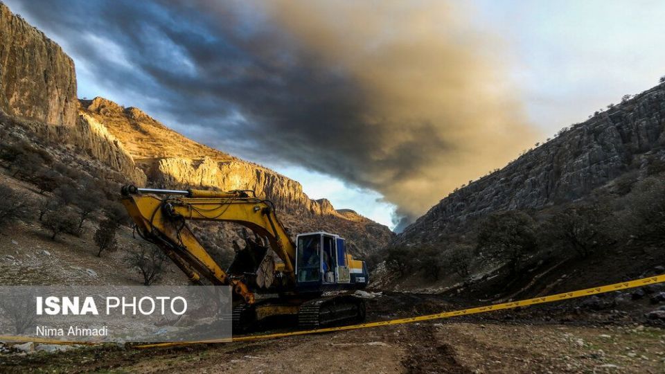 آتش سوزی در خط لوله انتقال نفت مارون