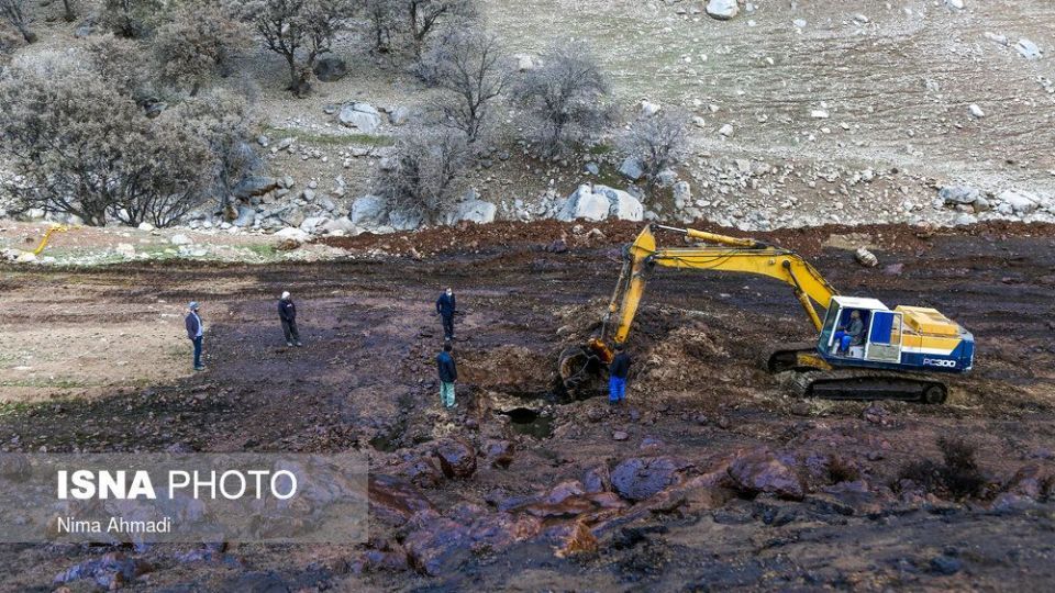 آتش سوزی در خط لوله انتقال نفت مارون