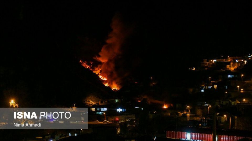 آتش سوزی در خط لوله انتقال نفت مارون