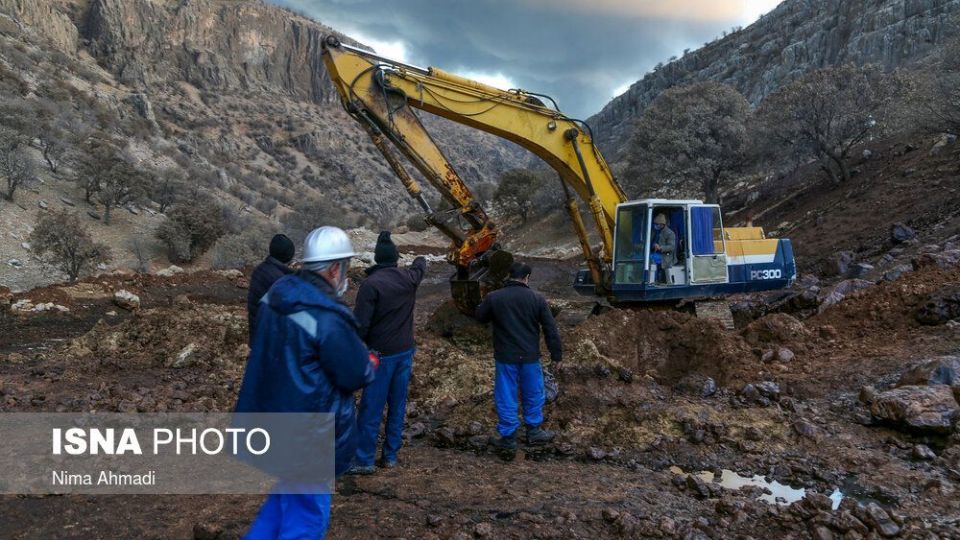 آتش سوزی در خط لوله انتقال نفت مارون