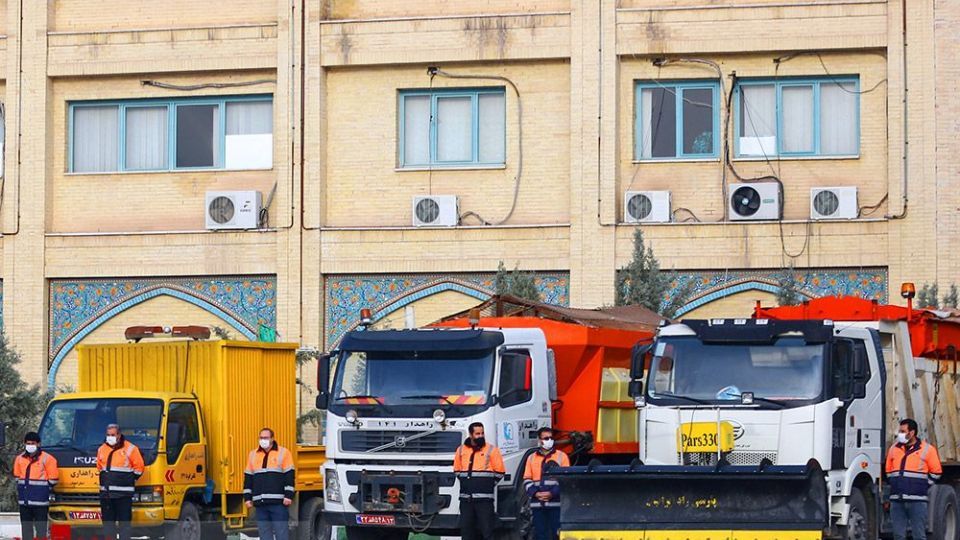 رزمایش طرح ترافیکی زمستانه پلیس راهور - اصفهان