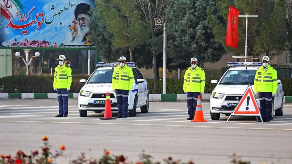 رزمایش طرح ترافیکی زمستانه پلیس راهور - اصفهان