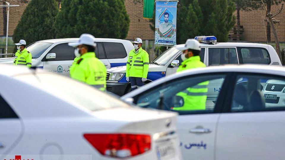 رزمایش طرح ترافیکی زمستانه پلیس راهور - اصفهان