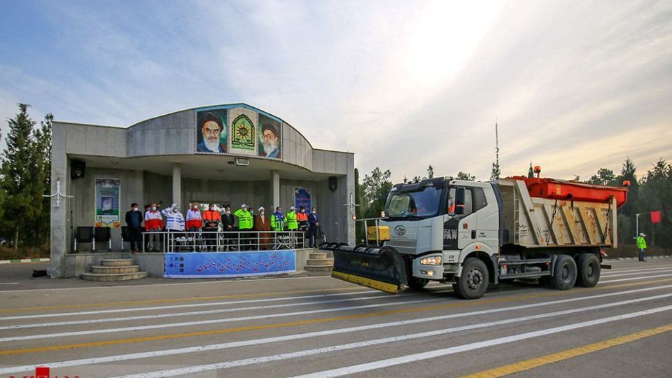 رزمایش طرح ترافیکی زمستانه پلیس راهور - اصفهان