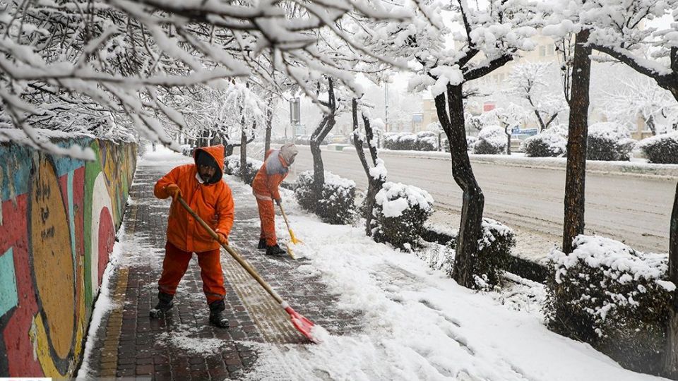 سفید پوش شدن اردبیل در آخرین روزهای پاییز