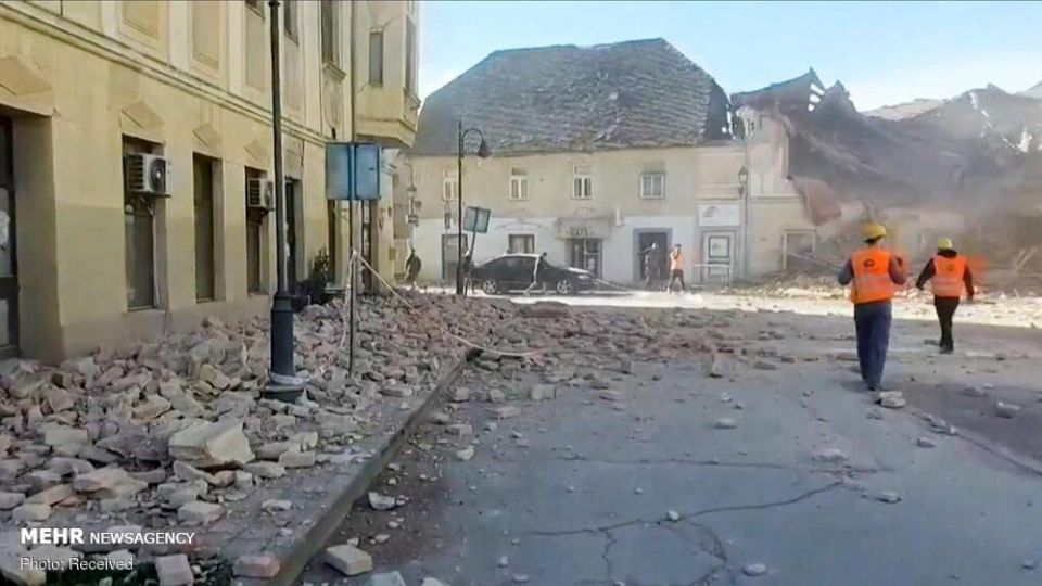 خسارات زمین‌لرزه ۶.۳ ریشتری کرواسی