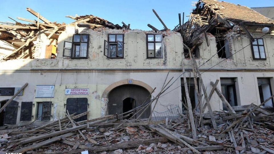 خسارات زمین‌لرزه ۶.۳ ریشتری کرواسی