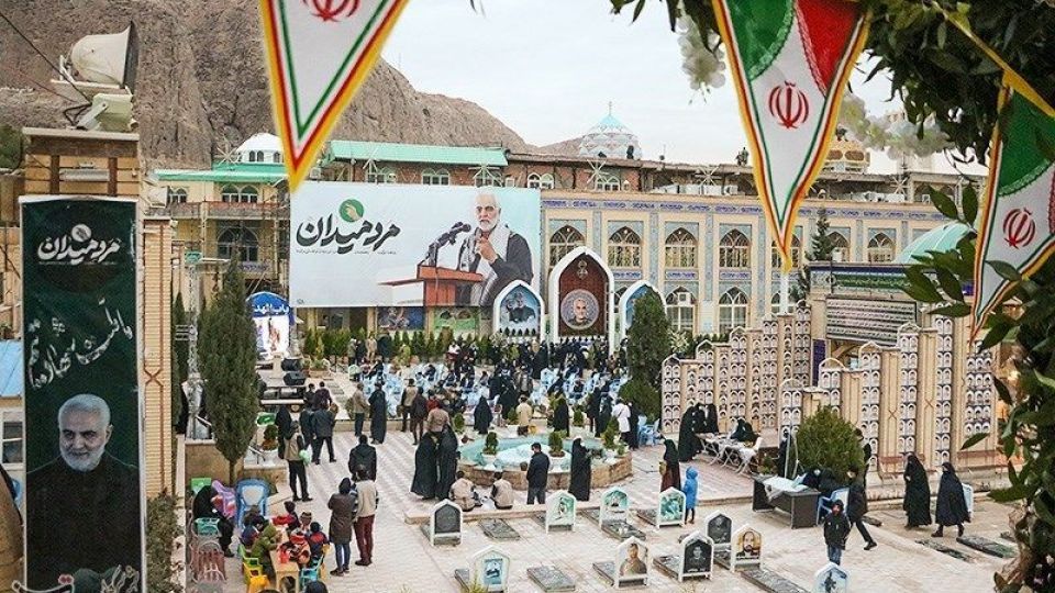 حال وهوای گلزار شهدای کرمان در آستانه سالروز شهادت شهید سپهبد قاسم سلیمانی