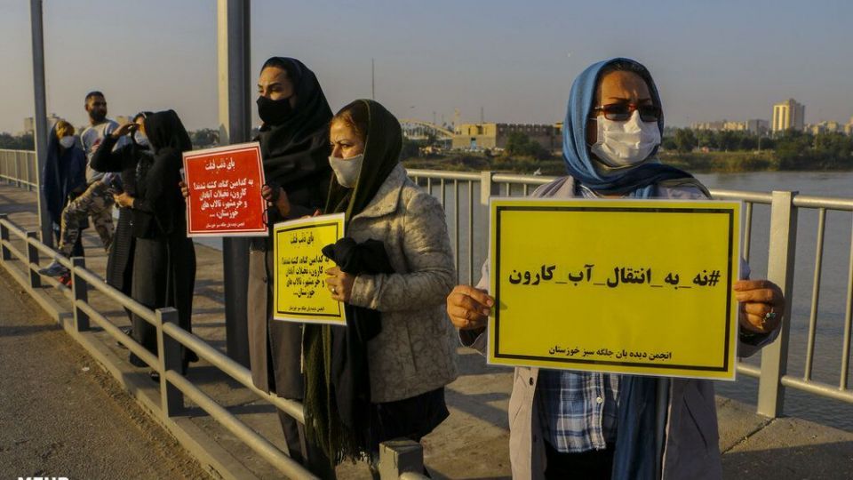 پذیرایی اهوازی ها از مرغ های ماهی خوار