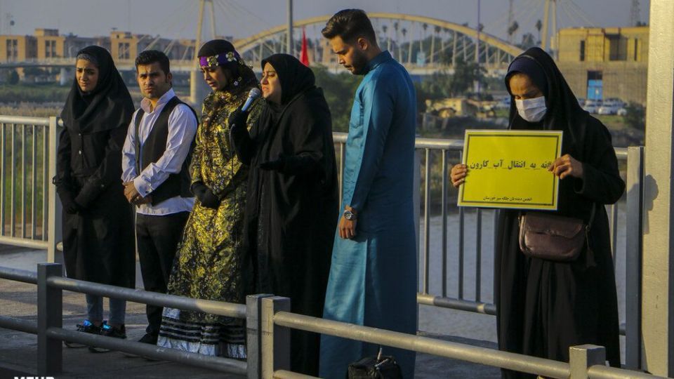 پذیرایی اهوازی ها از مرغ های ماهی خوار