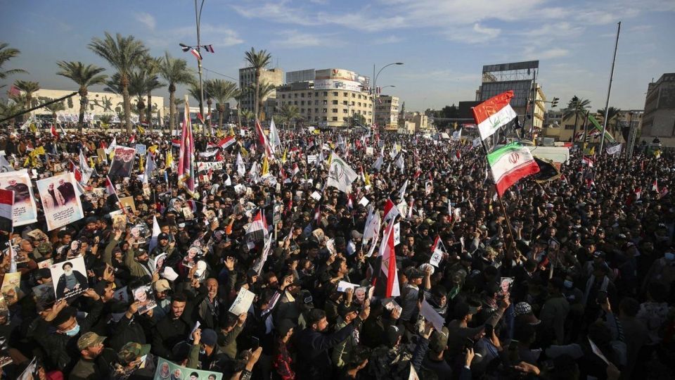 سالگرد شهادت حاج قاسم سلیمانی و ابومهدی المهندس - بغداد