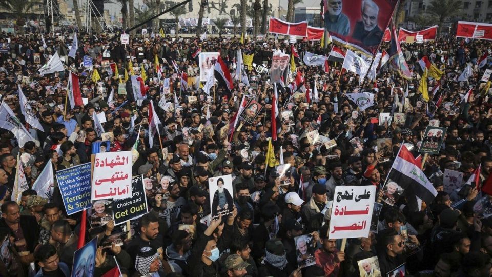 سالگرد شهادت حاج قاسم سلیمانی و ابومهدی المهندس - بغداد