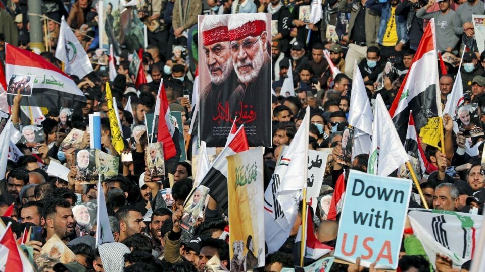 سالگرد شهادت حاج قاسم سلیمانی و ابومهدی المهندس - بغداد