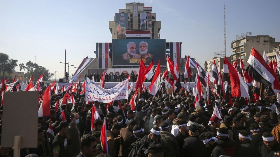 سالگرد شهادت حاج قاسم سلیمانی و ابومهدی المهندس - بغداد