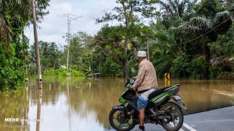 آواره شدن هزاران نفر بر اثر سیل در مالزی