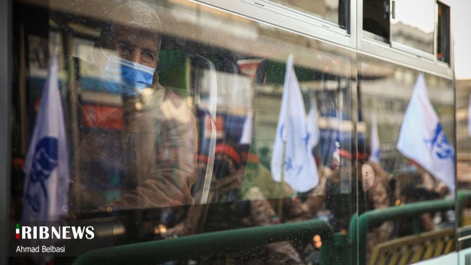 رژه بزرگ موتور سواران بسیجی تهران