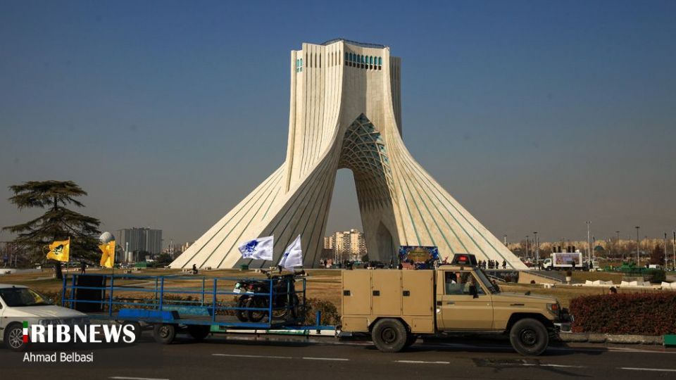 رژه بزرگ موتور سواران بسیجی تهران