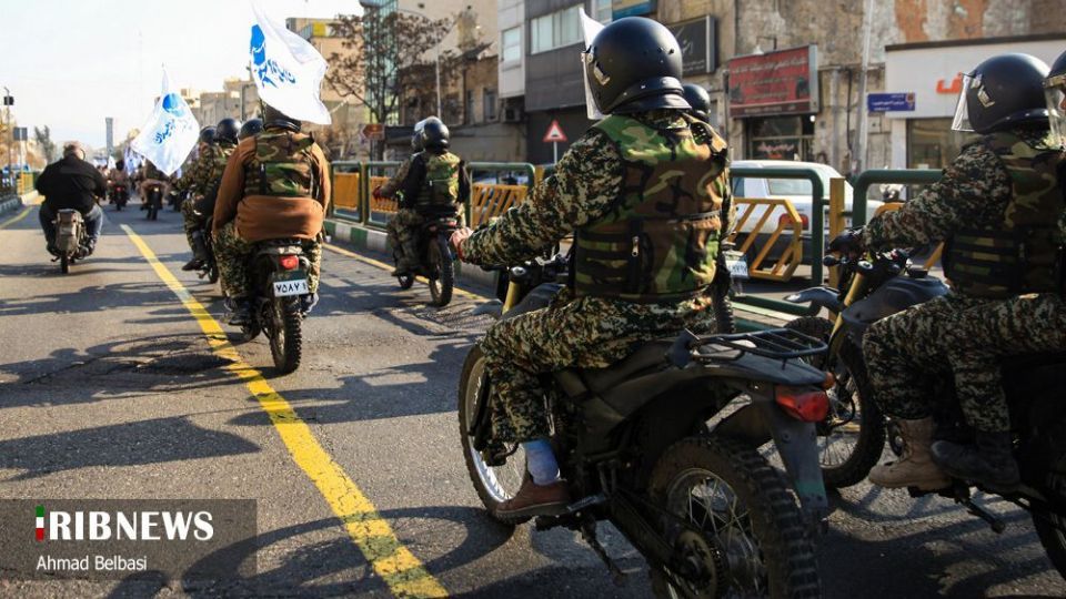 رژه بزرگ موتور سواران بسیجی تهران