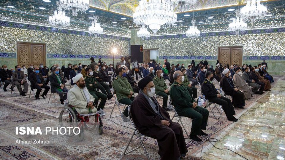 مراسم چهلمین روز شهادت شهید فخری زاده در حرم حضرت معصومه(س)