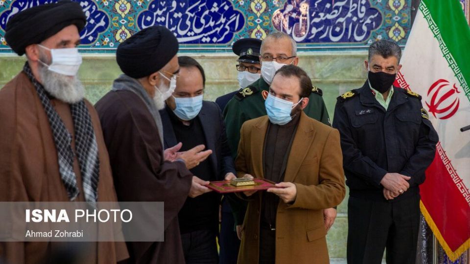 مراسم چهلمین روز شهادت شهید فخری زاده در حرم حضرت معصومه(س)