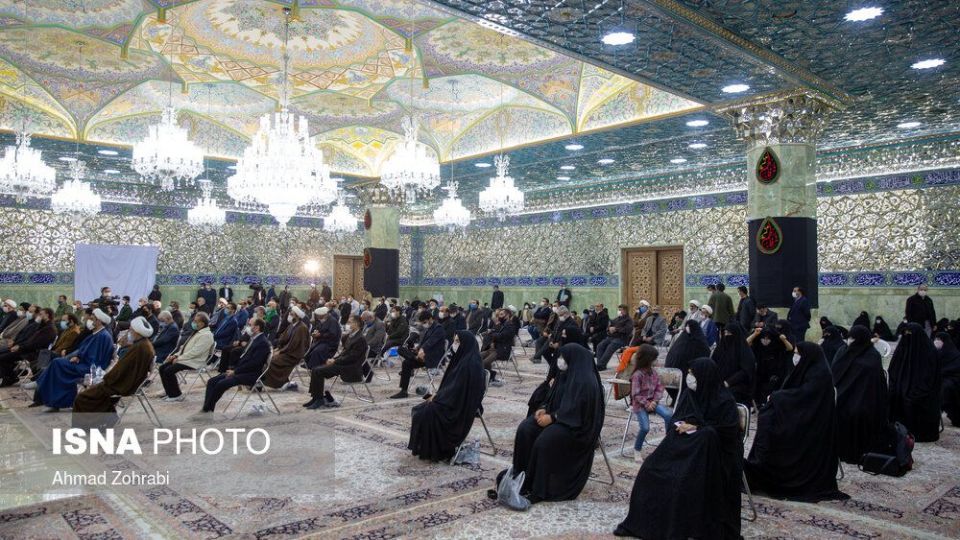 مراسم چهلمین روز شهادت شهید فخری زاده در حرم حضرت معصومه(س)