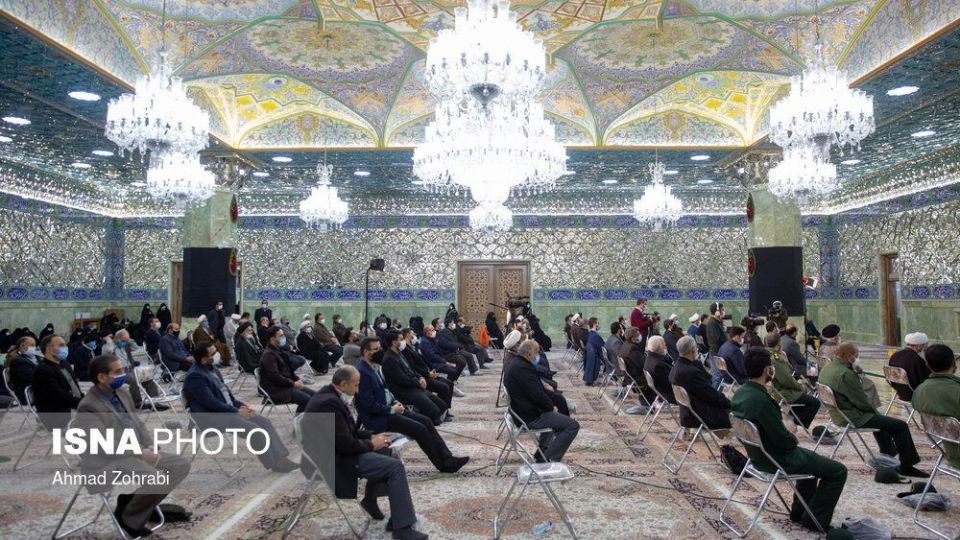 مراسم چهلمین روز شهادت شهید فخری زاده در حرم حضرت معصومه(س)