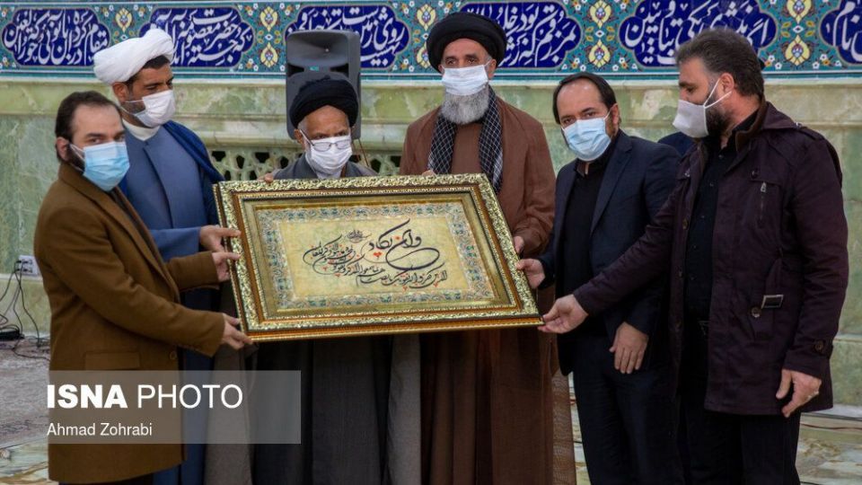 مراسم چهلمین روز شهادت شهید فخری زاده در حرم حضرت معصومه(س)