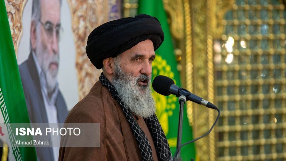 مراسم چهلمین روز شهادت شهید فخری زاده در حرم حضرت معصومه(س)