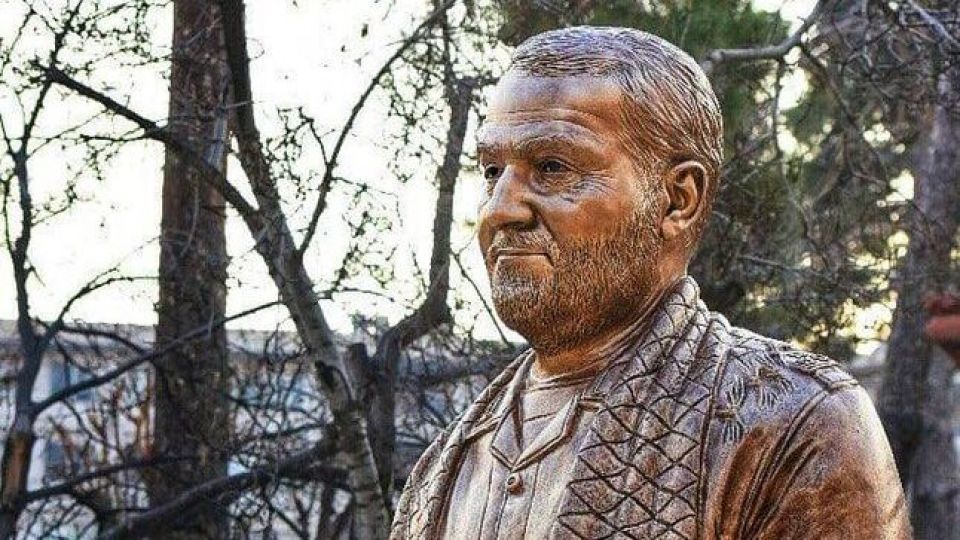 نصب سردیس حاج قاسم سلیمانی در بوستان قیطریه