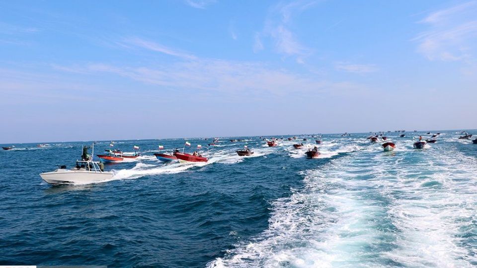 نمایش اقتدار در محل دستگیری متجاوزان آمریکایی