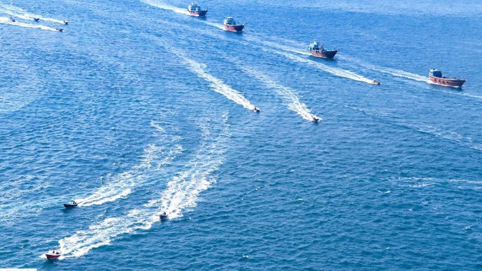 نمایش اقتدار در محل دستگیری متجاوزان آمریکایی