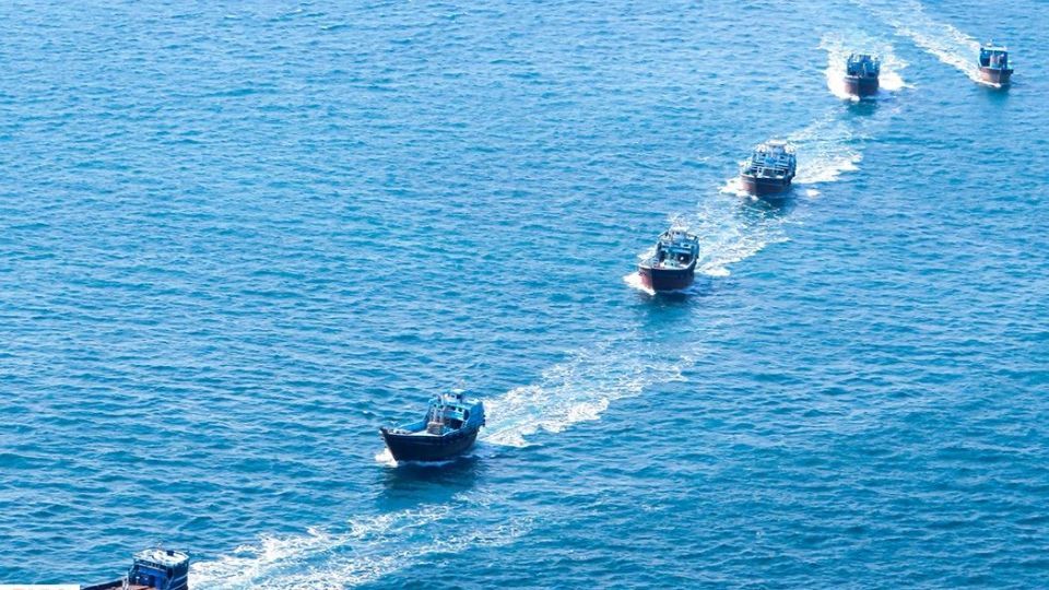 نمایش اقتدار در محل دستگیری متجاوزان آمریکایی