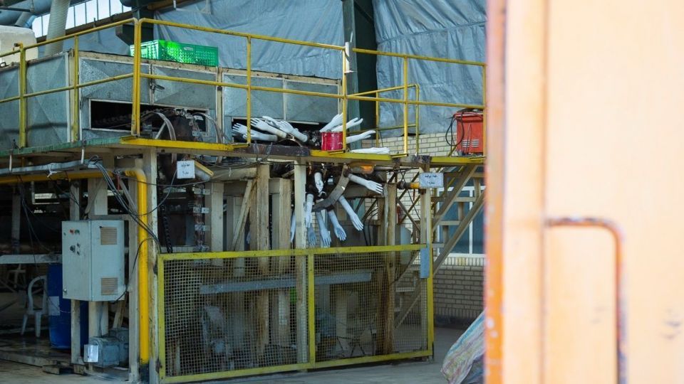 کارگاه تولید دستکش جراحی لاتکس در جنوب کشور