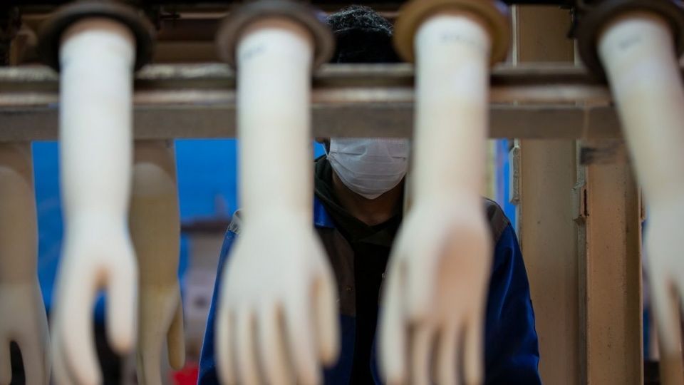 کارگاه تولید دستکش جراحی لاتکس در جنوب کشور