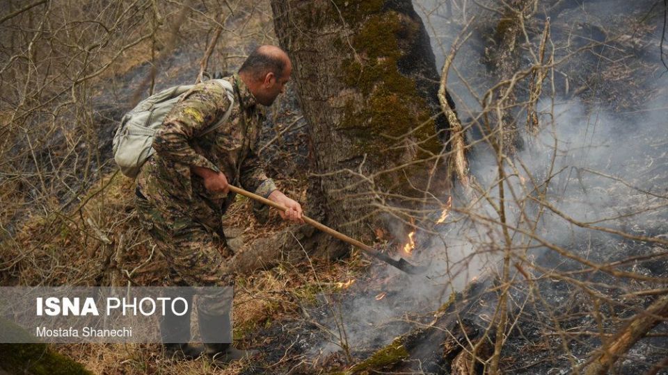 حریق جنگل های شهرستان نکا