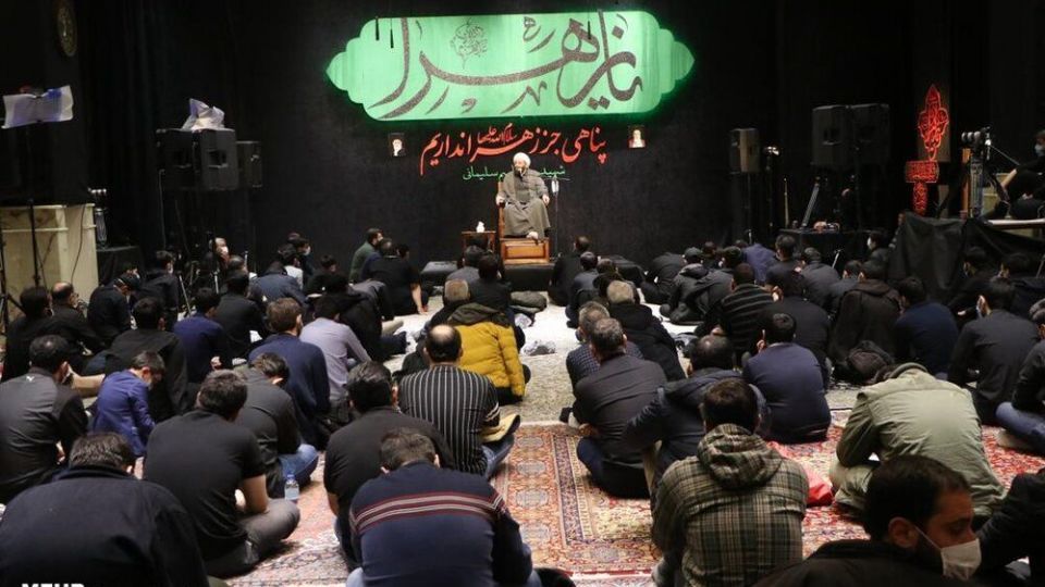 مراسم عزاداری ایام شهادت حضرت زهرا (س) در امامزاده قاضی الصابر(ع)