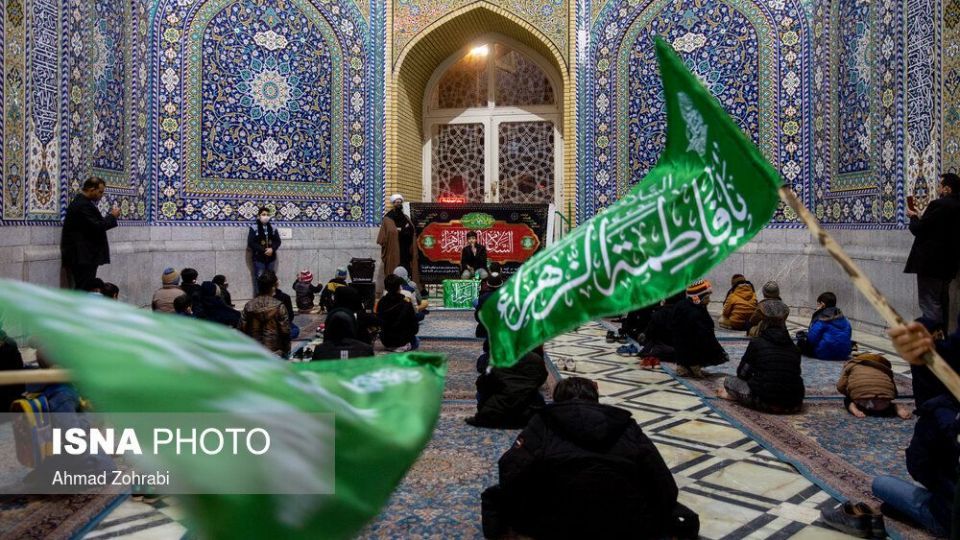 شب شهادت حضرت زهرا در حرم کریمه اهل بیت(ع)