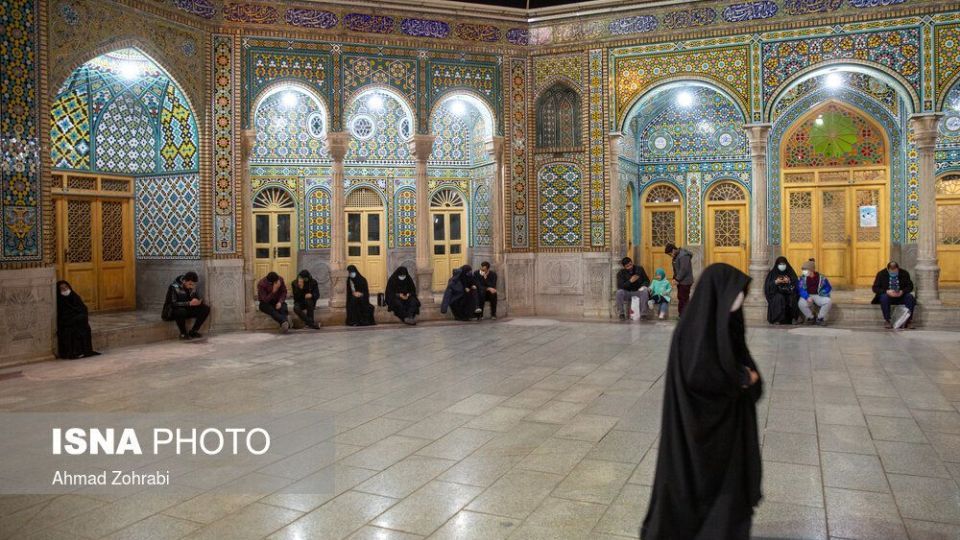 شب شهادت حضرت زهرا در حرم کریمه اهل بیت(ع)