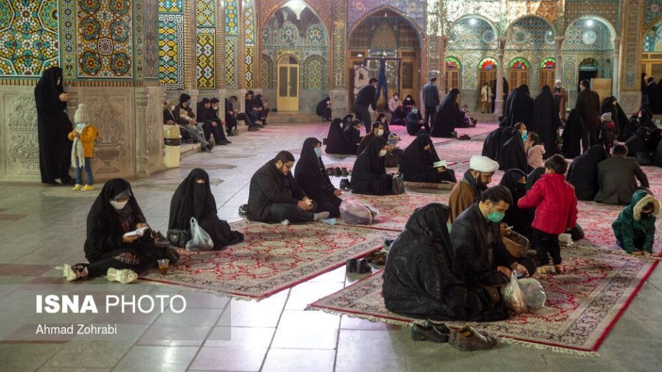 شب شهادت حضرت زهرا در حرم کریمه اهل بیت(ع)