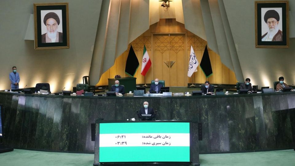 جلسه علنی مجلس با حضور ظریف