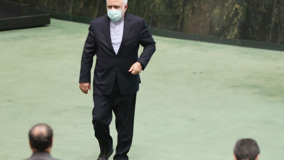 جلسه علنی مجلس با حضور ظریف