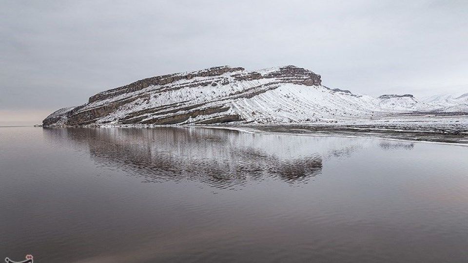 طبیعت زمستانی دریاچه ارومیه