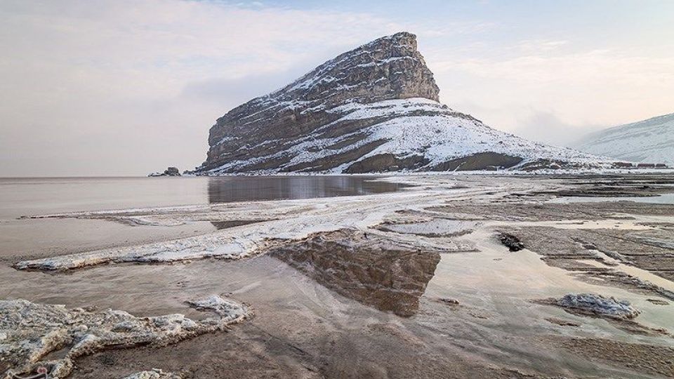 طبیعت زمستانی دریاچه ارومیه