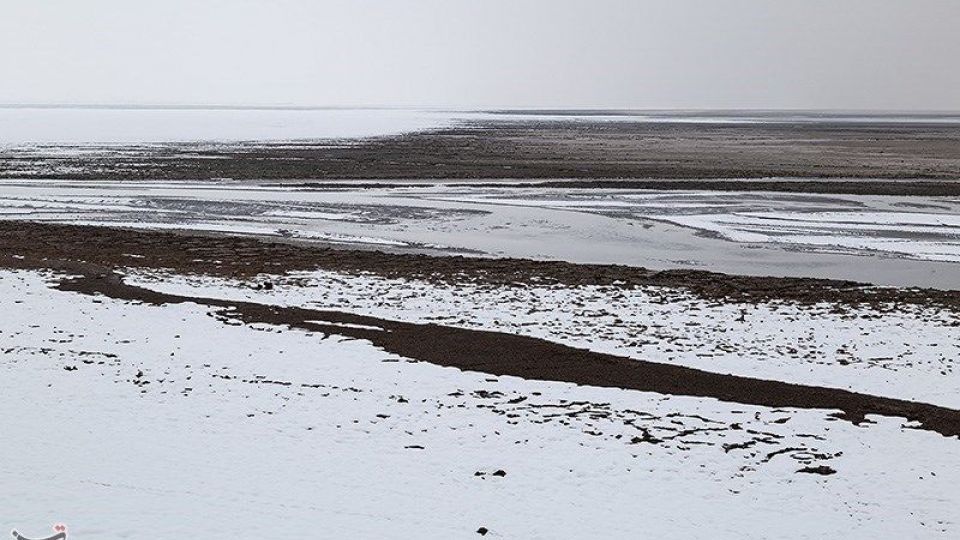 طبیعت زمستانی دریاچه ارومیه