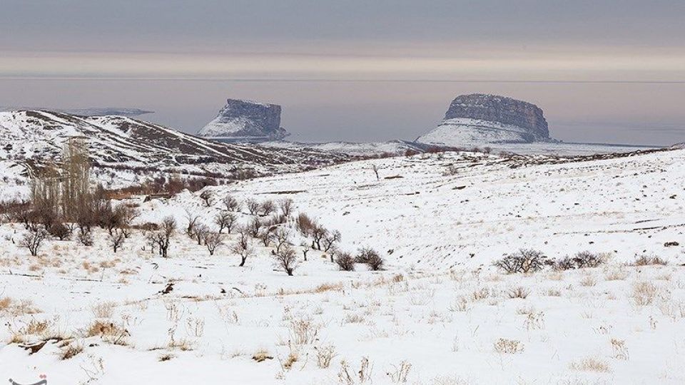 طبیعت زمستانی دریاچه ارومیه