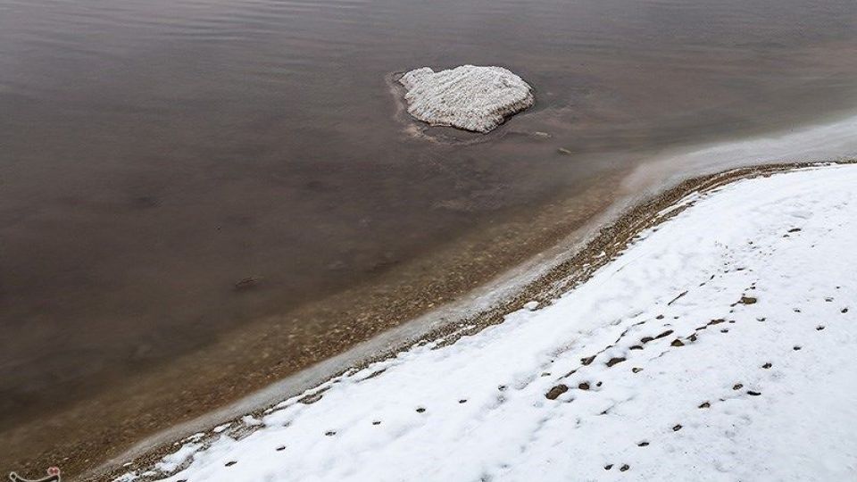 طبیعت زمستانی دریاچه ارومیه