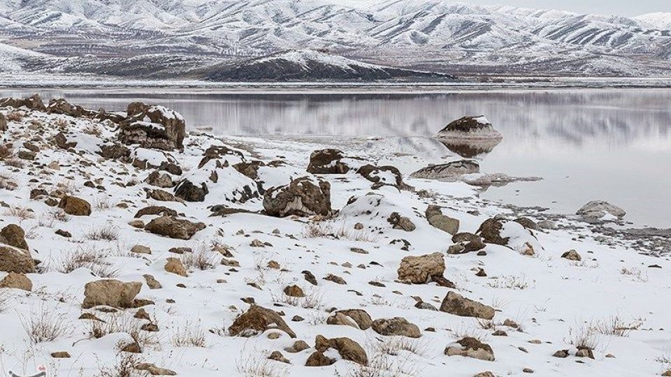 طبیعت زمستانی دریاچه ارومیه